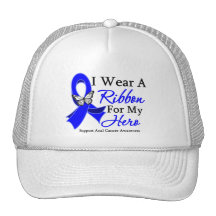 I Wear A Ribbon For My HERO Anal Cancer Trucker Hats