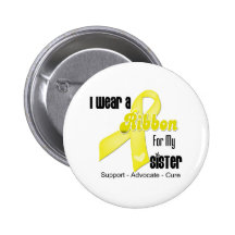 I Wear a Ribbon For My Sister - Sarcoma Pins