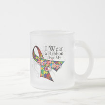 I Wear a Ribbon For My Sisters - Autism Awareness Coffee Mug