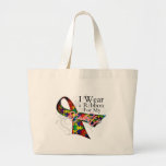 I Wear a Ribbon For My Students - Autism Awareness Tote Bag