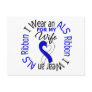 I Wear an ALS Ribbon For My Wife