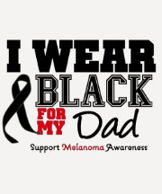 I Wear Black For My Dad T Shirts