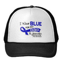 I Wear Blue For My Dad 42 Ankylosing Spondylitis Hat