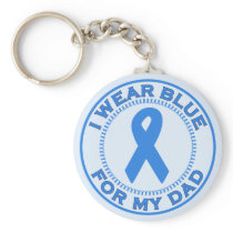I Wear Blue For My Dad Key Chains