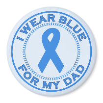I Wear Blue For My Dad Fridge Magnet