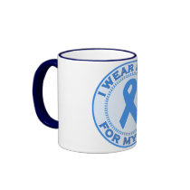 I Wear Blue For My Dad Coffee Mugs