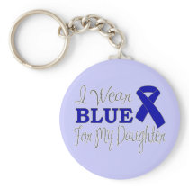 I Wear Blue For My Daughter (Blue Ribbon)
