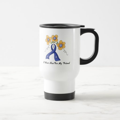 I Wear Blue For My Friend Mugs
