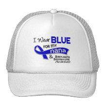 I Wear Blue For My Nana 42 Ankylosing Spondylitis Mesh Hats
