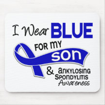 I Wear Blue For My Son 42 Ankylosing Spondylitis Mousepads