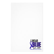 I Wear Blue Me Rheumatoid Arthritis RA Personalised Stationery