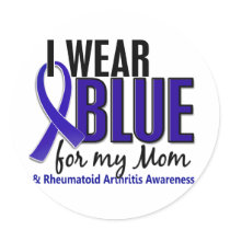 I Wear Blue Mum Rheumatoid Arthritis RA