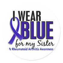 I Wear Blue Sister Rheumatoid Arthritis RA