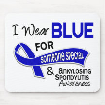 I Wear Blue Someone Special 42 Ankylosing Spondyli Mousemats