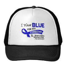 I Wear Blue Stepbrother 42 Ankylosing Spondylitis Hat