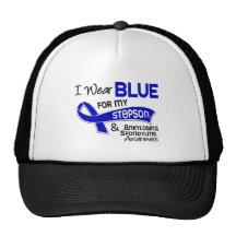 I Wear Blue Stepson 42 Ankylosing Spondylitis Hat