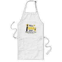 I Wear Gold For Bravest Boy 12 STAR VERSION Apron