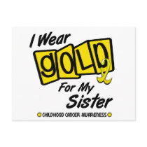 I Wear Gold For My SISTER 8