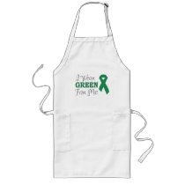 I Wear Green For Me (Green Awareness Ribbon) Apron