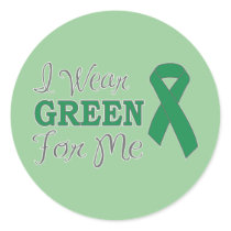 I Wear Green For Me (Green Awareness Ribbon)