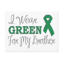 I Wear Green For My Brother (Green Ribbon)