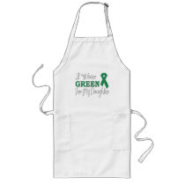 I Wear Green For My Daughter (Green Ribbon) Apron