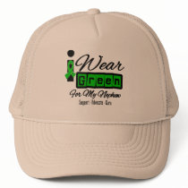 I Wear Green Ribbon (Retro) - Nephew Trucker Hats