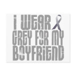 I Wear Grey For My BOYFRIEND 16 postcards