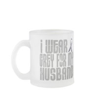 I Wear Grey For My HUSBAND 16 Coffee Mug