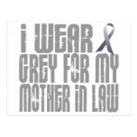 I Wear Grey For My MOTHER-IN-LAW Postcards