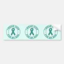 I Wear Jade For My Son Bumper Stickers