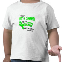 I Wear Lime Green 42 Mummy Lyme Disease Tee Shirt
