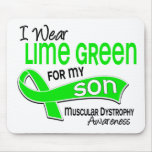 I Wear Lime Green 42 Son Muscular Dystrophy Mousemat