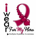 I Wear Multiple Myeloma Ribbon For My Hero t-shirts