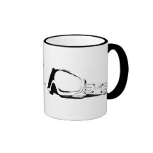 I wear my snowboard goggles in bed... mugs
