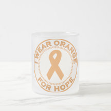 I Wear Orange For Hope Mug