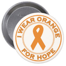 I Wear Orange For Hope Pins