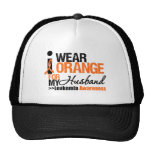 I Wear Orange For My Husband Hats