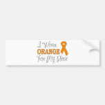 I Wear Orange For My Niece (Orange Ribbon) Bumper Sticker