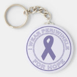 I Wear Periwinkle For Hope Keychain