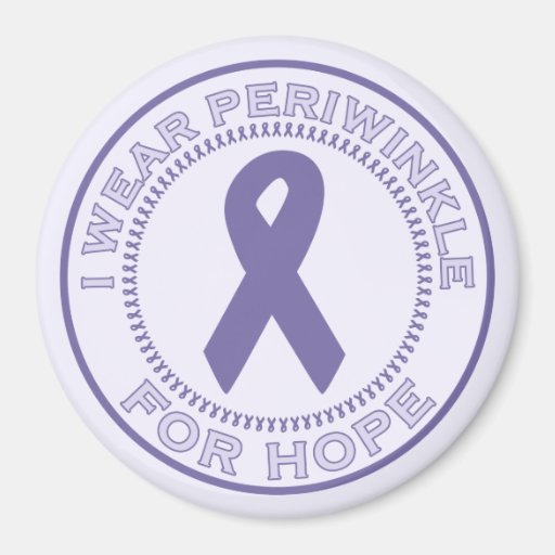 I Wear Periwinkle For Hope Magnet