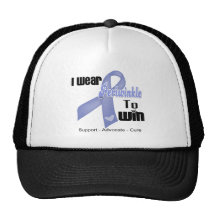 I Wear Periwinkle Ribbon To Win Hats