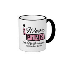 I Wear Pink Breast Cancer Patients (Retro) Mug
