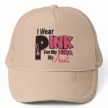 I Wear Pink For My Aunt 19 BREAST CANCER hats