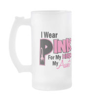I Wear Pink For My Aunt 19 BREAST CANCER Mugs
