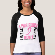 I Wear Pink For My Aunt 46 Breast Cancer T-shirt