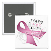I Wear Pink For My Aunt Breast Cancer Awareness