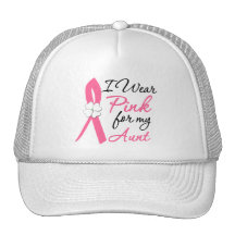I Wear Pink For My Aunt Mesh Hats