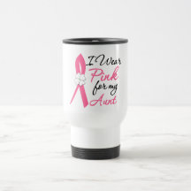 I Wear Pink For My Aunt Mugs