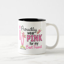 I Wear Pink For My Best Friend 27 Breast Cancer Coffee Mug